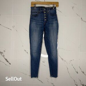 Lucky Brand Women's High-Rise Skinny Ankle Jeans Size 6 Blue